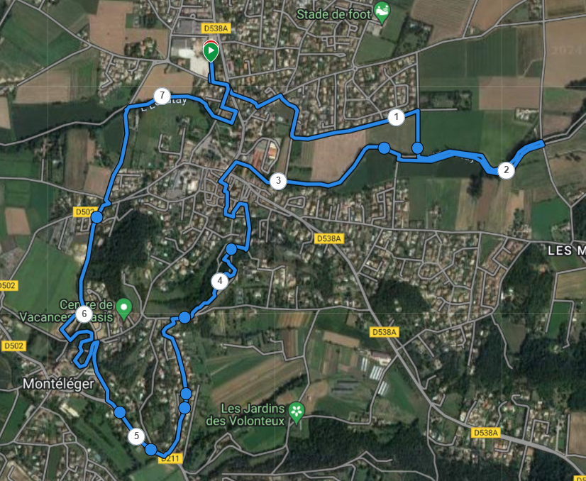 Parcours du 8km